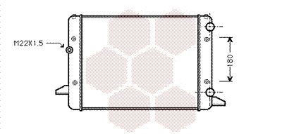 VAN WEZEL Radiators, Motora dzesēšanas sistēma 58002120